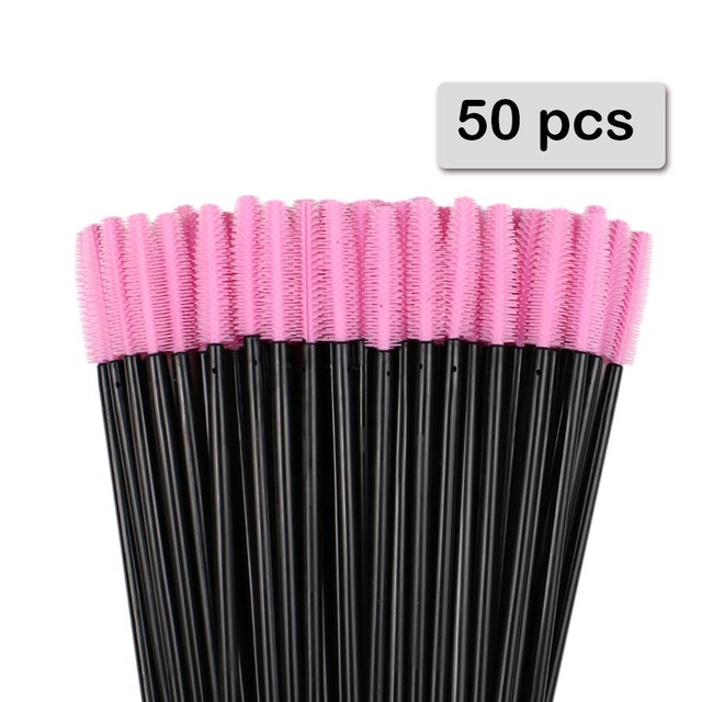 50개입 실리콘 마스카라 브러시, 일회용 속눈썹 브러시 - Beauty Makeup Women 리뷰 및 가격